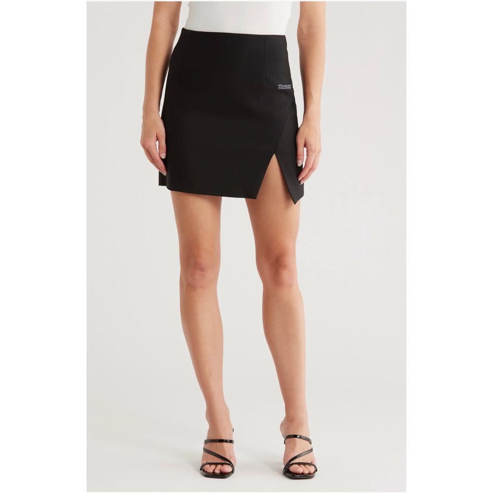 NWT Off-White Corporate Tailored Skirt in Black White - Size: 40 (US Size 6)